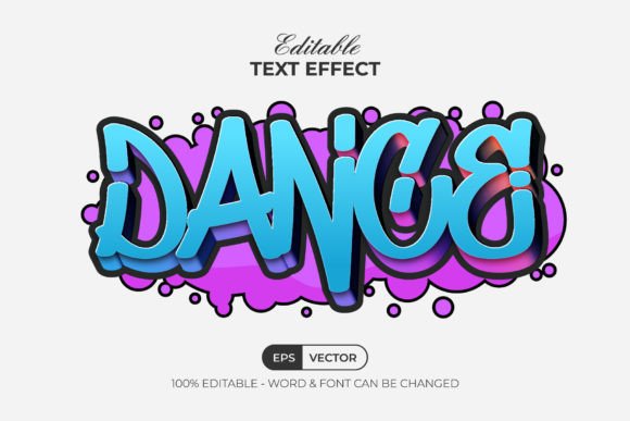 Download Dance Graffiti Text Effect Style - Premium Resources