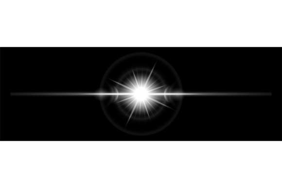 Download Glowing Light Flare Effect. Shining Star - Effect Collection