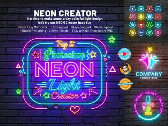 Download Neon Effect Creator - Effect Collection
