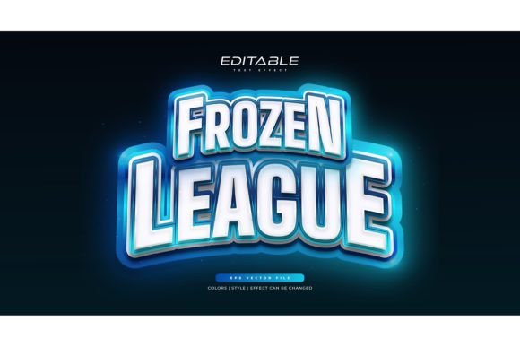 Download Blue E-Sport Text Style with Neon Effect - Effect Collection