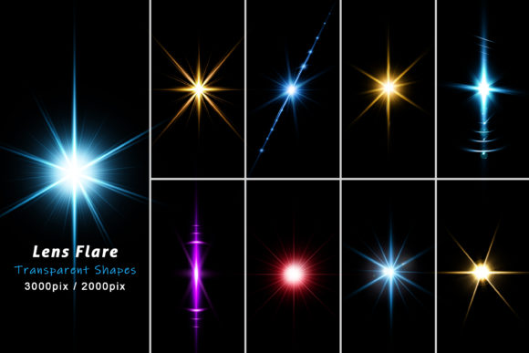 Download Lens Flare Glowing Light Effects - Effect Collection