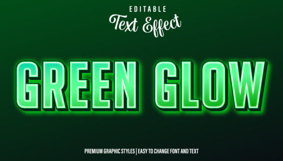 Download Green Glow Text Effect Graphic Style - Effect Collection