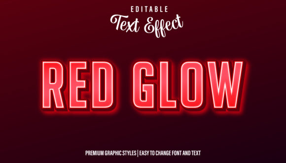 Download Red Neon Glow Text Effect - Effect Collection