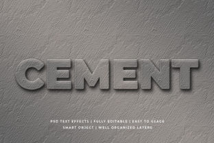 Download Cement 3d Text Effect Mockup - Effect Collection
