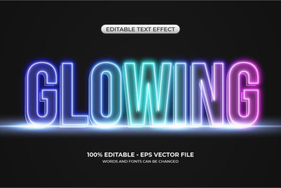 Download Realistic Rainbow Glow Text Effect - Effect Collection