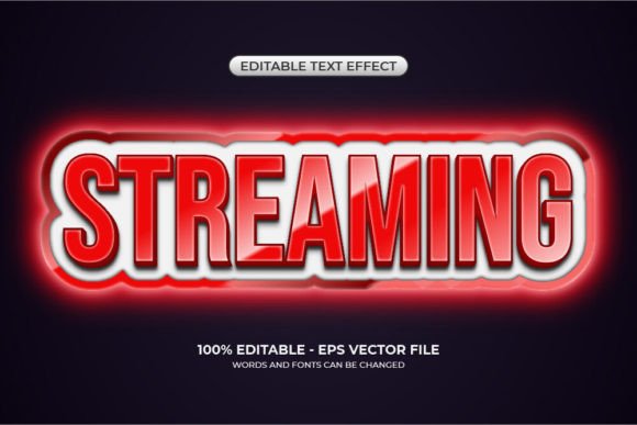 Download 3D Live Streaming Text Effect - Effect Collection