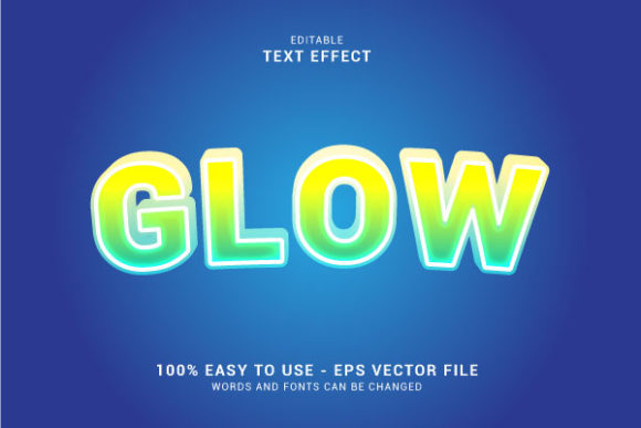 Download Editable Text Effect Glow Styles - Effect Collection