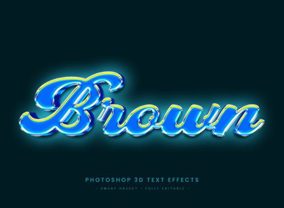 Download Glassy Glow Text Effect Style PSD - Effect Collection