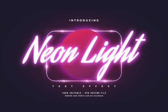 Download Glowing Purple Neon Light Text Effect - Effect Collection